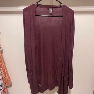 Ann Taylor Purple cardigan